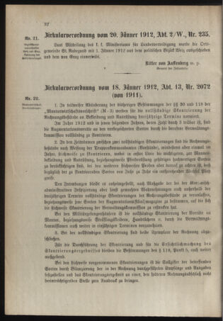 Verordnungsblatt für das Kaiserlich-Königliche Heer 19120129 Seite: 2