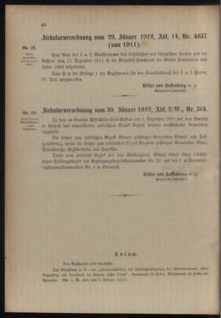 Verordnungsblatt für das Kaiserlich-Königliche Heer 19120208 Seite: 2