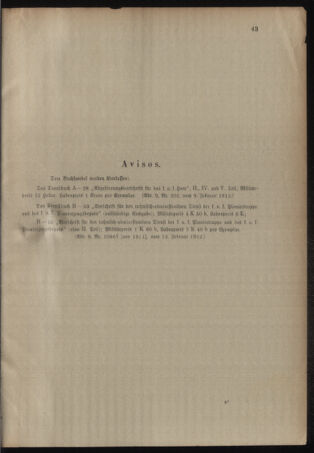 Verordnungsblatt für das Kaiserlich-Königliche Heer 19120217 Seite: 7