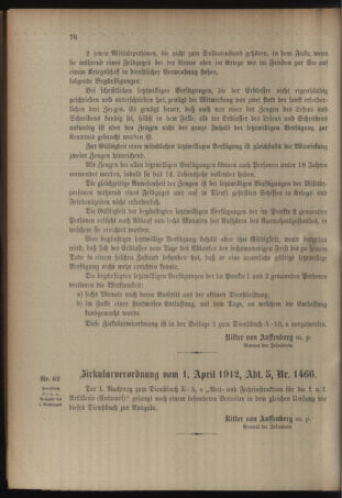 Verordnungsblatt für das Kaiserlich-Königliche Heer 19120406 Seite: 2