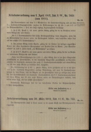 Verordnungsblatt für das Kaiserlich-Königliche Heer 19120406 Seite: 3