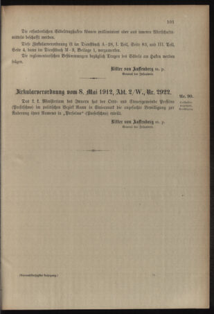 Verordnungsblatt für das Kaiserlich-Königliche Heer 19120518 Seite: 3