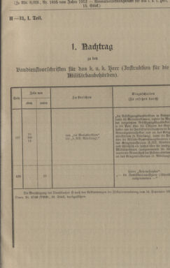 Verordnungsblatt für das Kaiserlich-Königliche Heer 19120518 Seite: 9