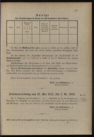 Verordnungsblatt für das Kaiserlich-Königliche Heer 19120530 Seite: 5