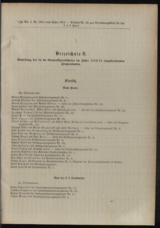 Verordnungsblatt für das Kaiserlich-Königliche Heer 19120729 Seite: 27