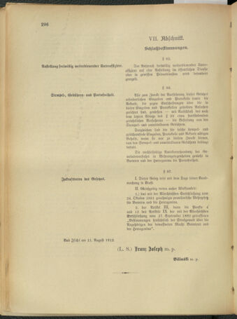 Verordnungsblatt für das Kaiserlich-Königliche Heer 19120812 Seite: 52