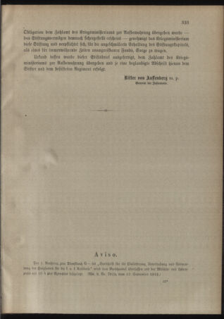 Verordnungsblatt für das Kaiserlich-Königliche Heer 19120918 Seite: 3