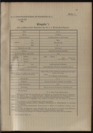 Verordnungsblatt für das Kaiserlich-Königliche Heer 19121008 Seite: 33