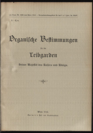 Verordnungsblatt für das Kaiserlich-Königliche Heer 19121008 Seite: 5