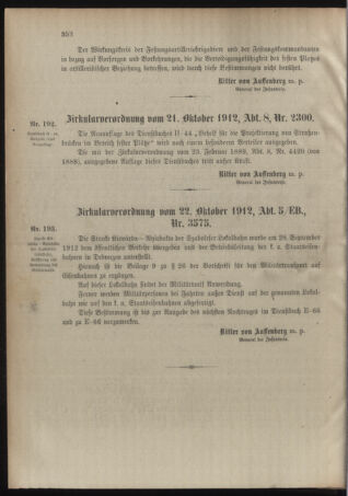 Verordnungsblatt für das Kaiserlich-Königliche Heer 19121028 Seite: 4