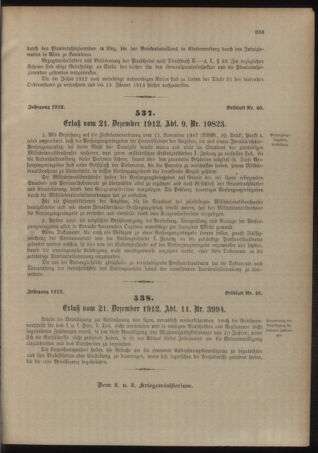 Verordnungsblatt für das Kaiserlich-Königliche Heer 19121228 Seite: 5