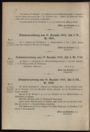 Verordnungsblatt für das Kaiserlich-Königliche Heer 19130104 Seite: 2