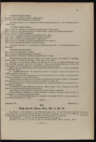 Verordnungsblatt für das Kaiserlich-Königliche Heer 19130201 Seite: 37