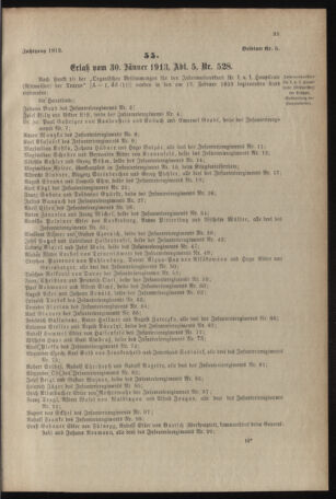 Verordnungsblatt für das Kaiserlich-Königliche Heer 19130201 Seite: 59