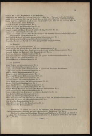 Verordnungsblatt für das Kaiserlich-Königliche Heer 19130201 Seite: 61