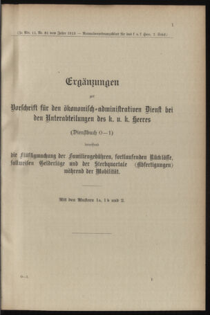 Verordnungsblatt für das Kaiserlich-Königliche Heer 19130204 Seite: 5