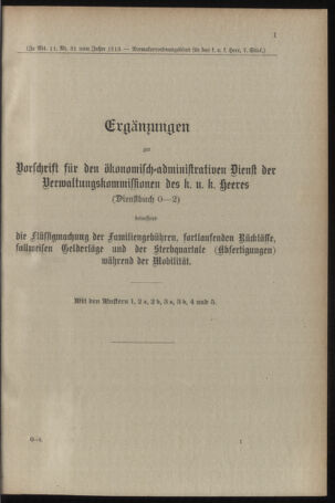 Verordnungsblatt für das Kaiserlich-Königliche Heer 19130204 Seite: 57