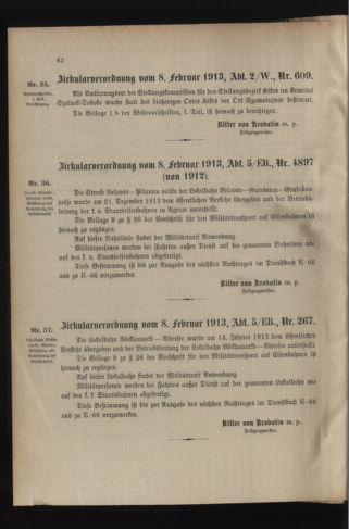 Verordnungsblatt für das Kaiserlich-Königliche Heer 19130215 Seite: 2