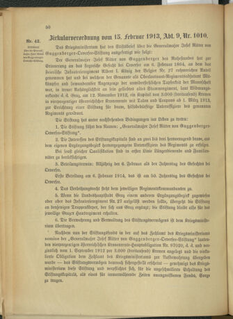 Verordnungsblatt für das Kaiserlich-Königliche Heer 19130222 Seite: 2