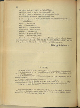 Verordnungsblatt für das Kaiserlich-Königliche Heer 19130315 Seite: 2