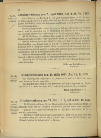 Verordnungsblatt für das Kaiserlich-Königliche Heer 19130405 Seite: 2