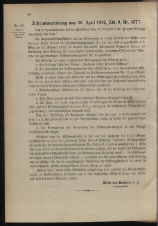 Verordnungsblatt für das Kaiserlich-Königliche Heer 19130503 Seite: 2