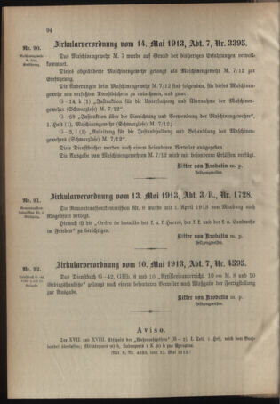 Verordnungsblatt für das Kaiserlich-Königliche Heer 19130517 Seite: 2