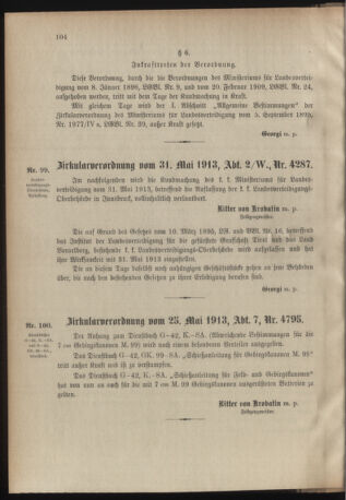 Verordnungsblatt für das Kaiserlich-Königliche Heer 19130531 Seite: 6