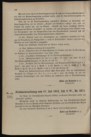 Verordnungsblatt für das Kaiserlich-Königliche Heer 19130719 Seite: 6