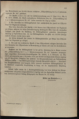 Verordnungsblatt für das Kaiserlich-Königliche Heer 19130719 Seite: 9