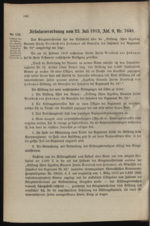 Verordnungsblatt für das Kaiserlich-Königliche Heer 19130726 Seite: 2