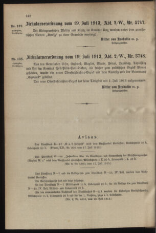 Verordnungsblatt für das Kaiserlich-Königliche Heer 19130726 Seite: 4