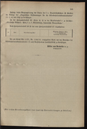 Verordnungsblatt für das Kaiserlich-Königliche Heer 19130726 Seite: 9