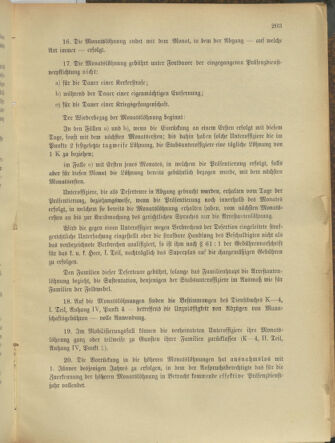 Verordnungsblatt für das Kaiserlich-Königliche Heer 19131122 Seite: 19