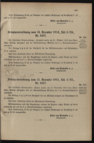 Verordnungsblatt für das Kaiserlich-Königliche Heer 19131220 Seite: 5