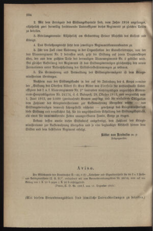 Verordnungsblatt für das Kaiserlich-Königliche Heer 19131220 Seite: 8