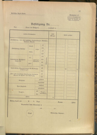 Verordnungsblatt für das Kaiserlich-Königliche Heer 19140117 Seite: 119