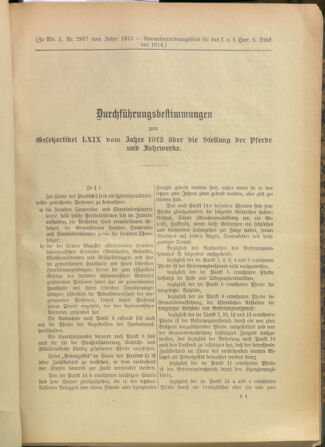 Verordnungsblatt für das Kaiserlich-Königliche Heer 19140117 Seite: 47