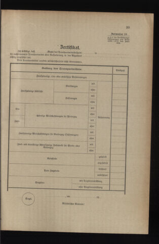 Verordnungsblatt für das Kaiserlich-Königliche Heer 19140117 Seite: 85