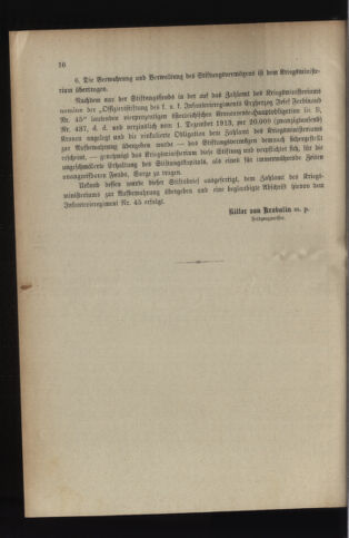 Verordnungsblatt für das Kaiserlich-Königliche Heer 19140124 Seite: 4