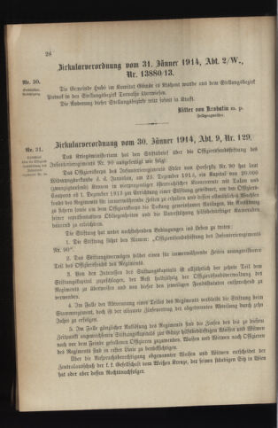 Verordnungsblatt für das Kaiserlich-Königliche Heer 19140207 Seite: 2