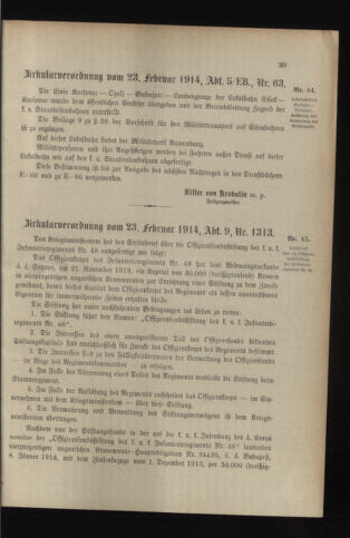 Verordnungsblatt für das Kaiserlich-Königliche Heer 19140228 Seite: 3