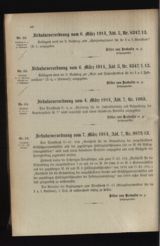 Verordnungsblatt für das Kaiserlich-Königliche Heer 19140314 Seite: 2