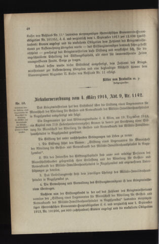 Verordnungsblatt für das Kaiserlich-Königliche Heer 19140314 Seite: 4