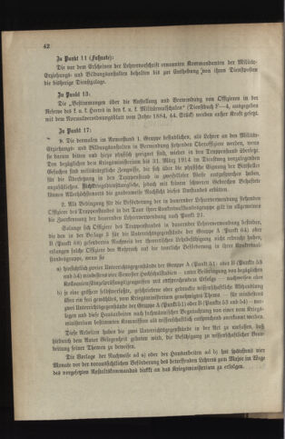 Verordnungsblatt für das Kaiserlich-Königliche Heer 19140317 Seite: 54