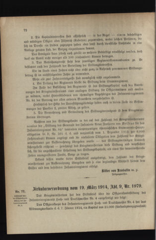 Verordnungsblatt für das Kaiserlich-Königliche Heer 19140328 Seite: 4