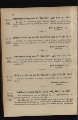 Verordnungsblatt für das Kaiserlich-Königliche Heer 19140502 Seite: 2