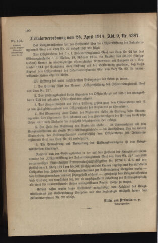 Verordnungsblatt für das Kaiserlich-Königliche Heer 19140502 Seite: 4