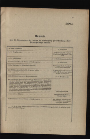 Verordnungsblatt für das Kaiserlich-Königliche Heer 19140509 Seite: 7