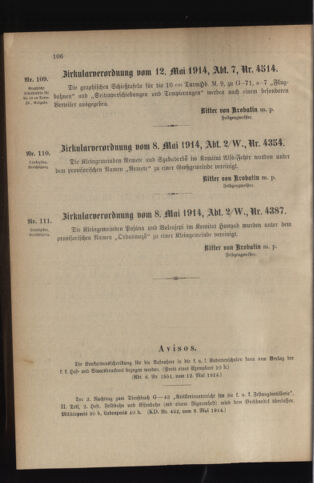 Verordnungsblatt für das Kaiserlich-Königliche Heer 19140516 Seite: 2